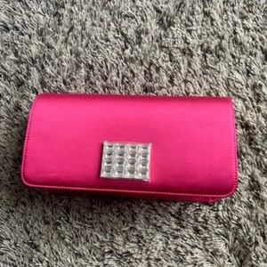 Hong Kong Fashion Brand CHANNELFUN Crystal Shoulder Bag with Silver Metal Chain